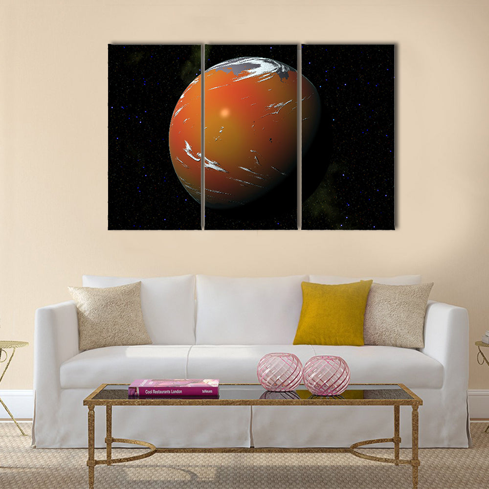 Attractive Deep Space Multi Panel Canvas Wall Art