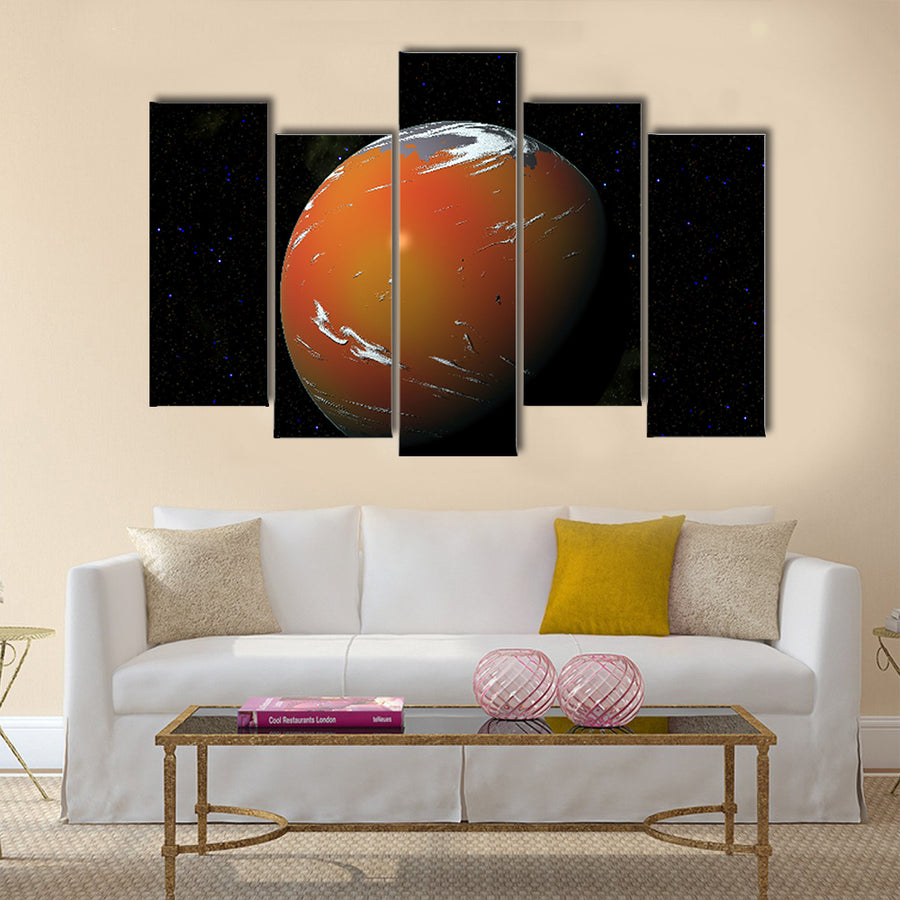 Attractive Deep Space Multi Panel Canvas Wall Art