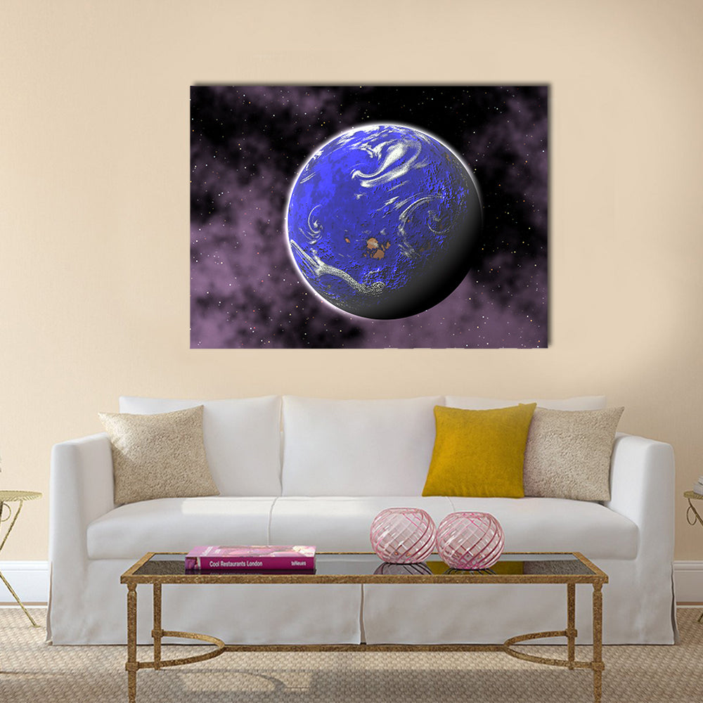 Blue Deep Space Multi Panel Canvas Wall Art