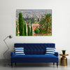 View Of World’s Most Beautiful Bahai Gardens In Haifa, Palesteine, Multi Panel Canvas Wall Art