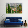 View Of World’s Most Beautiful Bahai Gardens In Haifa, Palesteine, Multi Panel Canvas Wall Art