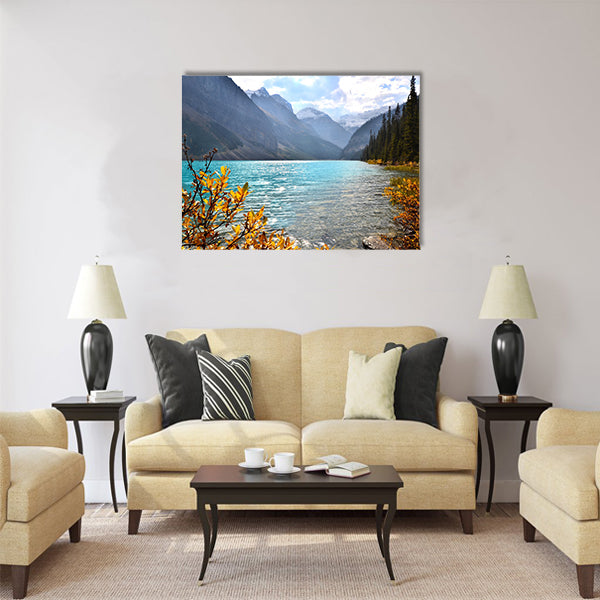 View of Lake Louise, Banff National Park multi panel canvas wall art