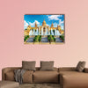 National Museum in Barcelona, Placa De Espanya, Spain multi panel canvas wall art