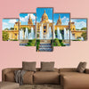 National Museum in Barcelona,Placa De Espanya, Spain Multi panel canvas wall art