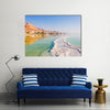 Landscape Dead Sea coastline in summer day Multi panel canvas wall art