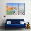 Landscape Dead Sea coastline in summer day Multi panel canvas wall art