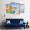 Landscape Dead Sea coastline in summer day Multi panel canvas wall art