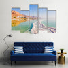 Landscape Dead Sea coastline in summer day Multi panel canvas wall art