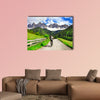 Activities in Dolomites Mountains, northern Italy Multi panel canvas wall art