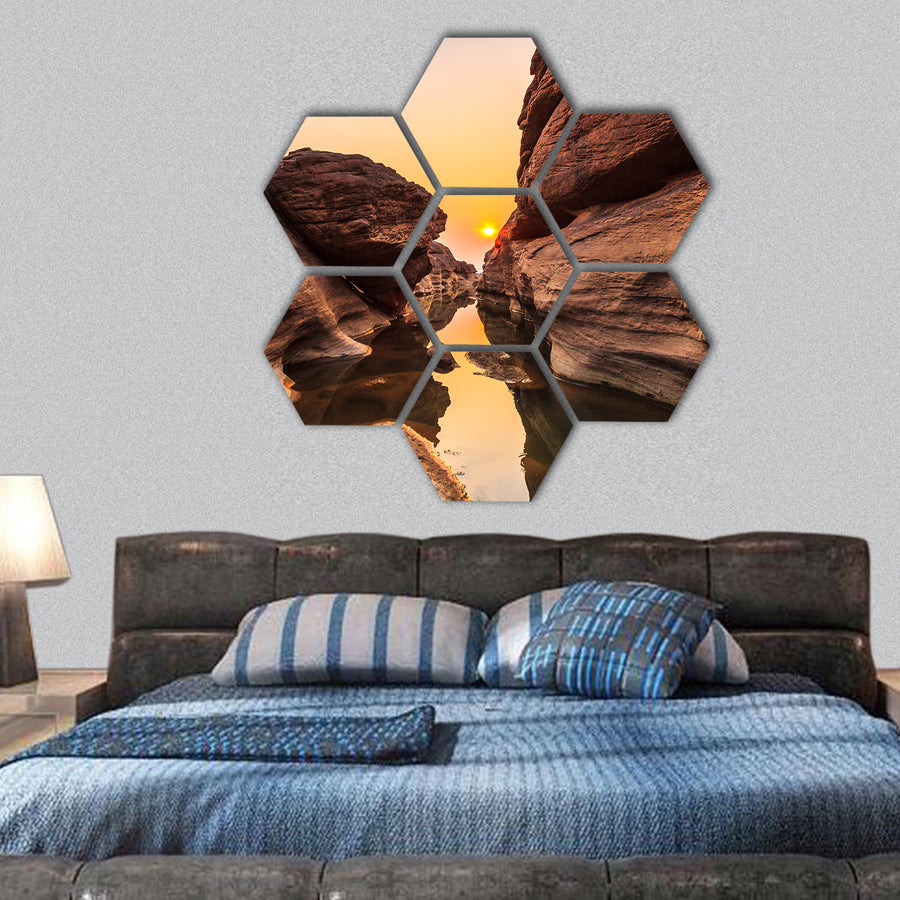 Landscape Grand Canyon Thailand hexagonal canvas wall art
