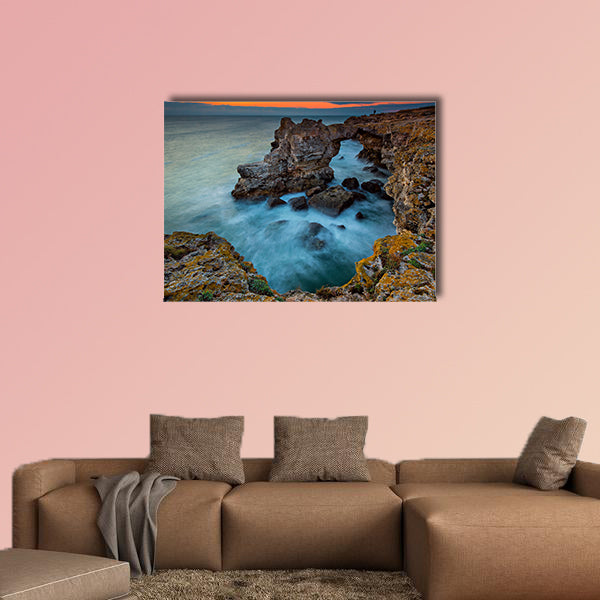 Rock formation The Arch near Tulenovo, Bulgaria multi panel canvas wall art