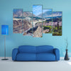 Beautiful View Of Highway In Mountains Multi Panel Canvas Wall Art