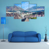 Beautiful View Of Highway In Mountains Multi Panel Canvas Wall Art