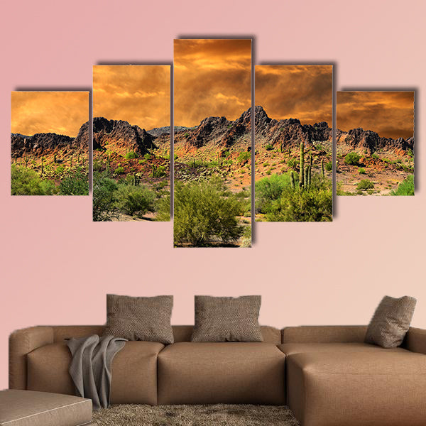 Beautiful all natural Image of Cloud formations multi panel canvas wall art