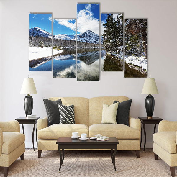 Glacier National Park, Montana.Winter multi panel canvas wall art