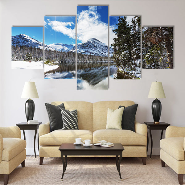 Glacier National Park, Montana.Winter multi panel canvas wall art