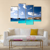 Blue lagoon in Malta on the island of Comino Malta Multi Panel Canvas Wall Art