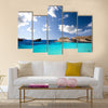 Blue lagoon in Malta on the island of Comino Malta Multi Panel Canvas Wall Art