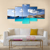 Blue lagoon in Malta on the island of Comino Malta Multi Panel Canvas Wall Art