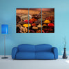 Colorful Asian theme with spices Multi panel canvas wall art