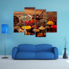 Colorful Asian theme with spices Multi panel canvas wall art