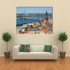 The Scenic Beauty Of The Riga In Latvia Multi Panel Canvas Wall Art