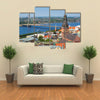 The Scenic Beauty Of The Riga In Latvia Multi Panel Canvas Wall Art