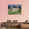 Ruins of a church in Mystras, Greece multi panel canvas wall art