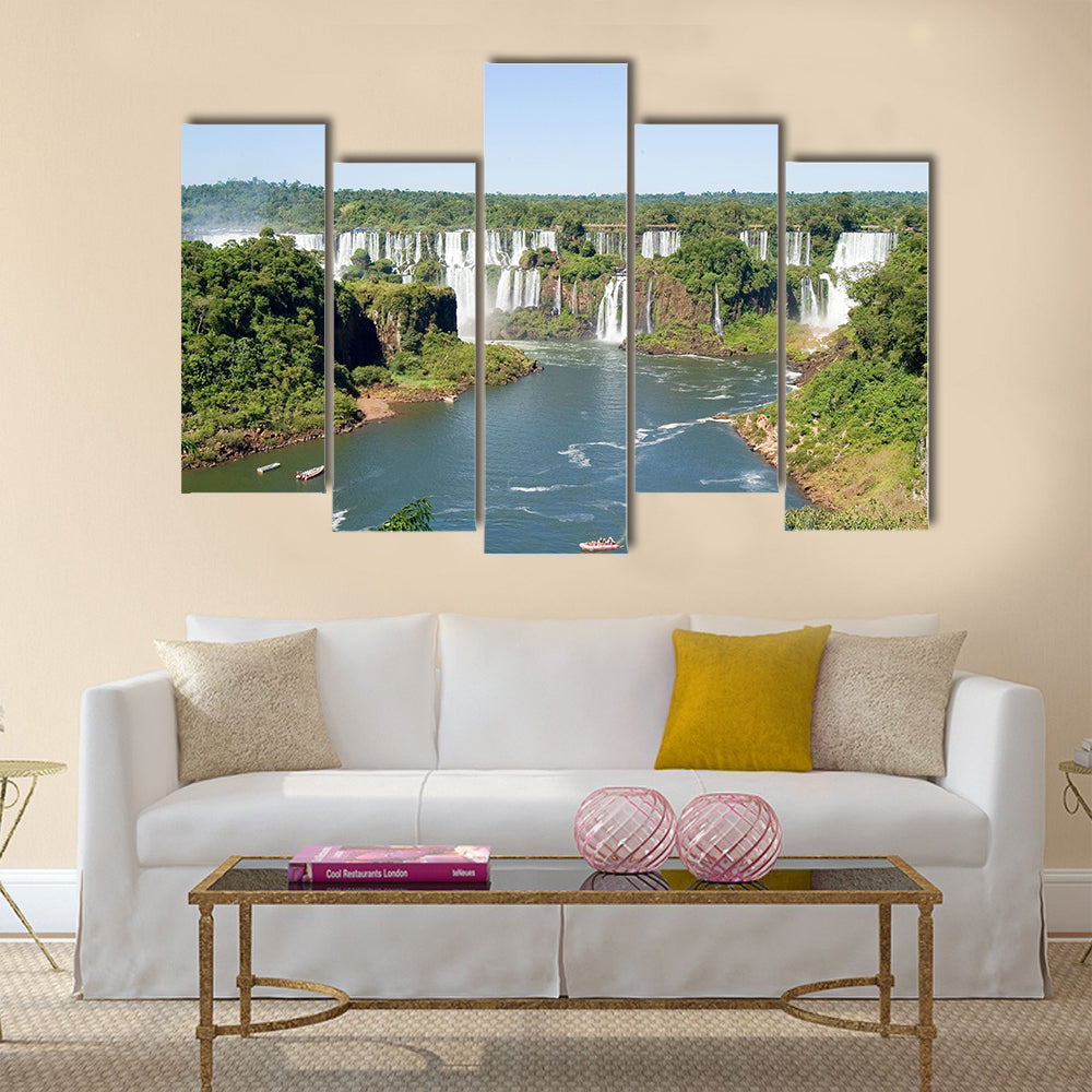 Iguazu Falls Multi panel canvas wall art