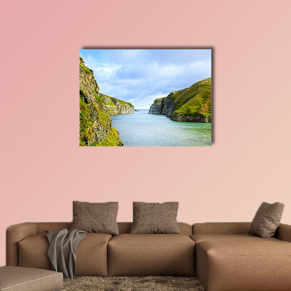 Smoo Cave bay landscape in Durness. Sutherland, Highlands wall art