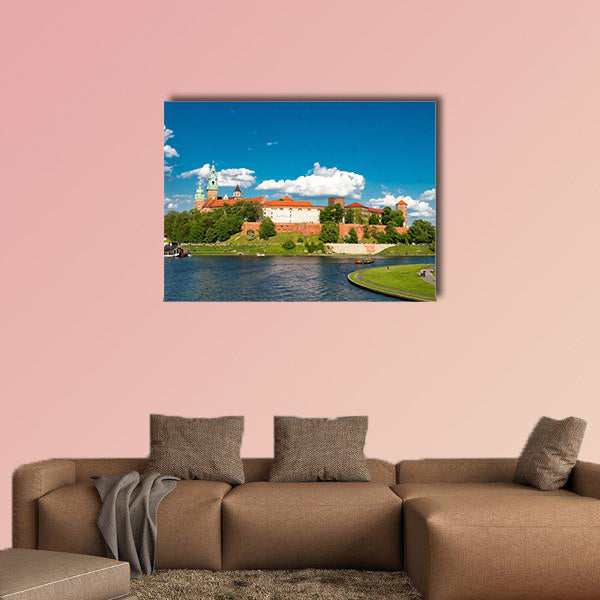 Wawel in Krakow multi panel canvas wall art