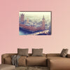 London - Palace of Westminster, UK multi panel canvas wall art