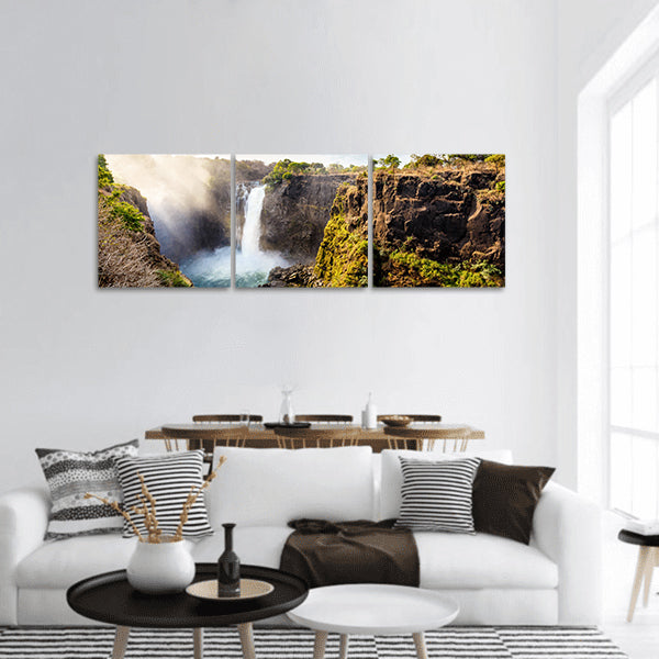 The Victoria falls, the National Parks- Zambia, Zimbabwe panoramic canvas wall art