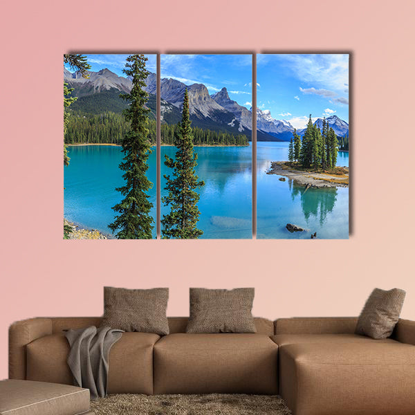 Spirit Island in Maligne Lake, Jasper National Park, Alberta, wall art