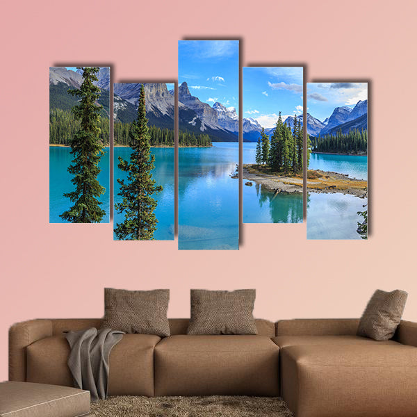 Spirit Island in Maligne Lake, Jasper National Park, Alberta, wall art