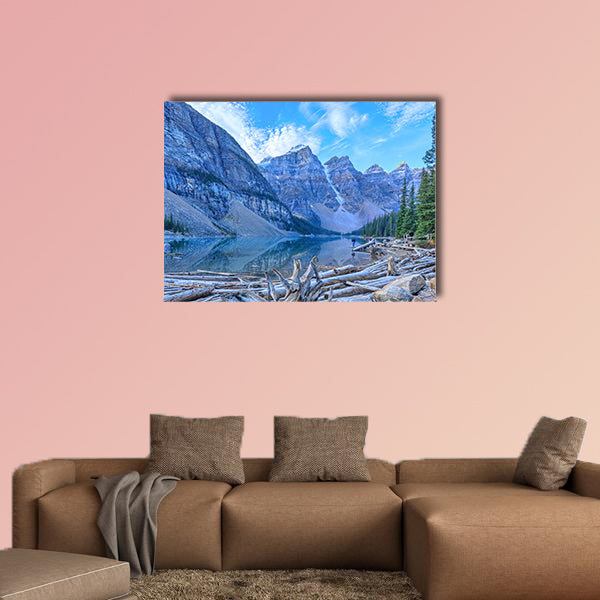 Moraine Lake, Banff National Park, Alberta, Canada Multi panel canvas wall art