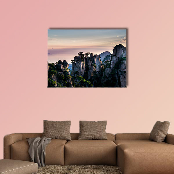 Huangshan Mountain in Anhui, China multi panel canvas wall art