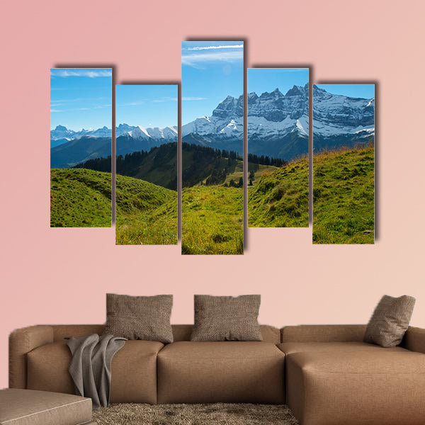 Picturesque landscapes of national parks in New Zealand Multi panel canvas wall art