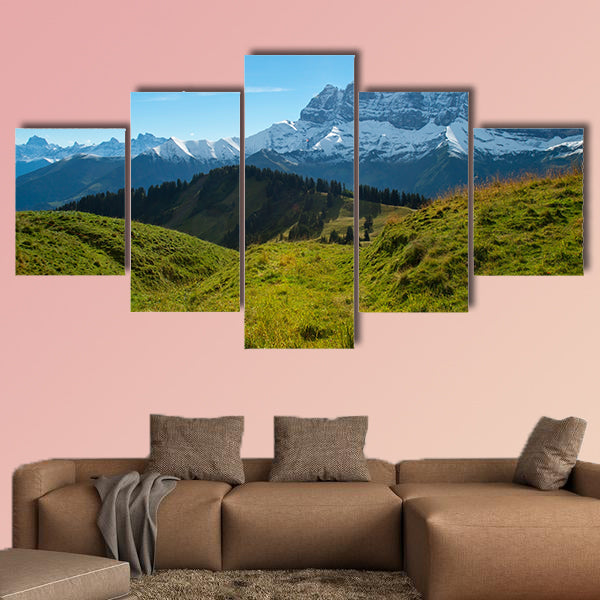 Picturesque landscapes of national parks in New Zealand Multi panel canvas wall art