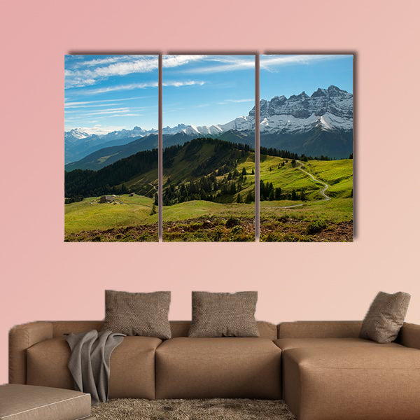 Picturesque landscapes of national parks in New Zealand Multi panel canvas wall art