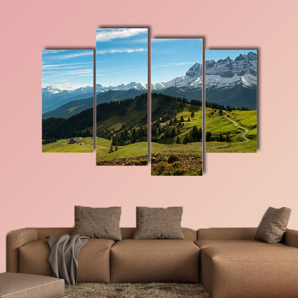 Picturesque landscapes of national parks in New Zealand Multi panel canvas wall art