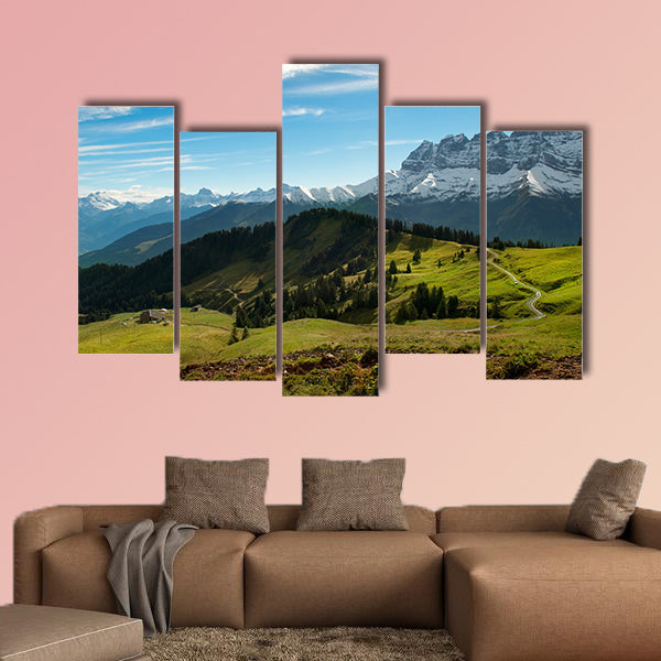 Picturesque landscapes of national parks in New Zealand Multi panel canvas wall art