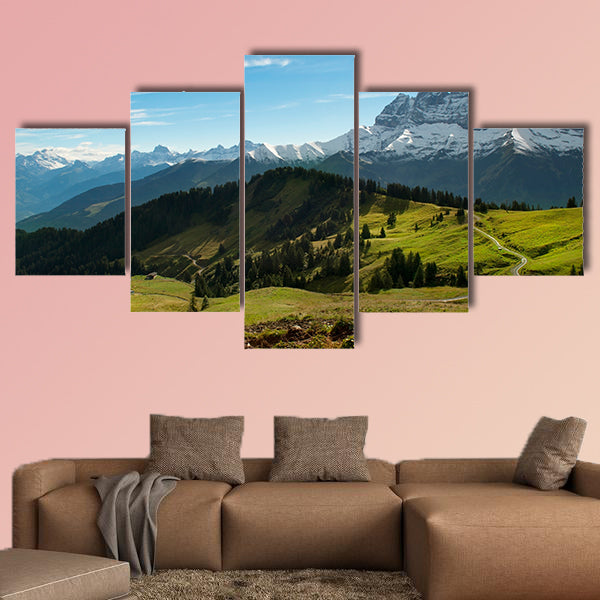 Picturesque landscapes of national parks in New Zealand Multi panel canvas wall art
