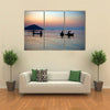 There are Four Men Who Are Boating In The Lake Malawi, Multi Panel Canvas Wall Art