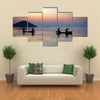 There are Four Men Who Are Boating In The Lake Malawi, Multi Panel Canvas Wall Art