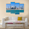 Skyline of Manama city, Bahrain Middle East Multi panel canvas wall art