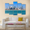 Skyline of Manama city, Bahrain Middle East Multi panel canvas wall art