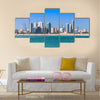 Skyline of Manama city, Bahrain Middle East Multi panel canvas wall art