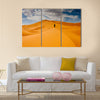 Man lost in desert dunes  Multi panel canvas wall art