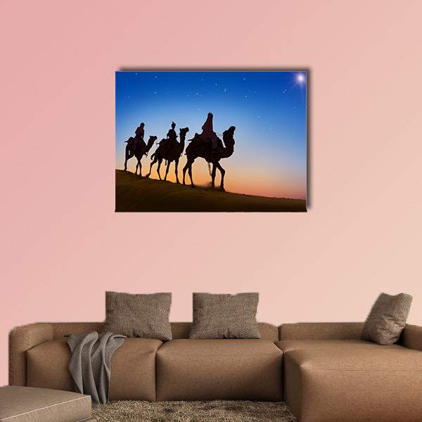 Three Wise Men multi panel canvas wall art